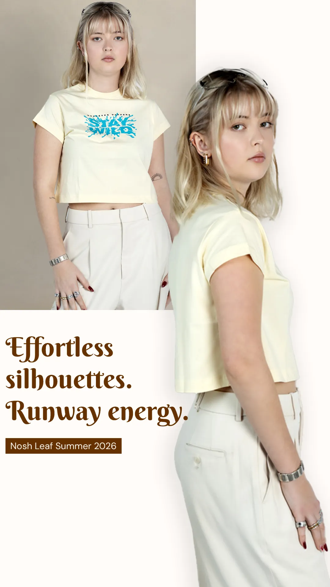 Static ad creative: "Effortless Runway energy."